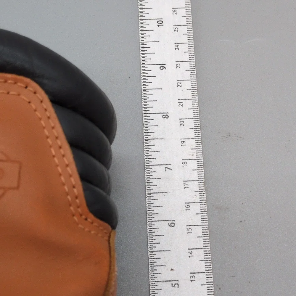 Rugged Outback Boots Mens Brown 8 Leather Rubber Duck‎ Shoes Insulated Warm Work
